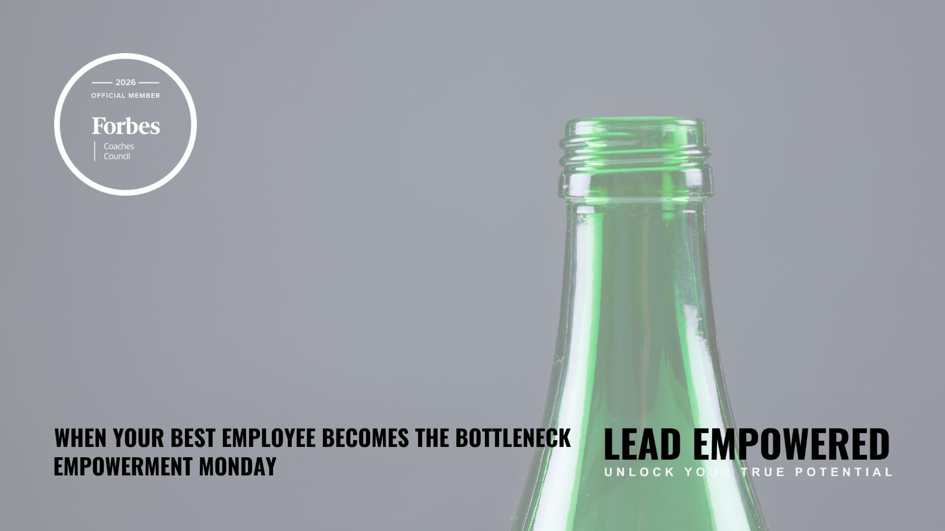 When Your Best Employee Becomes The Bottleneck