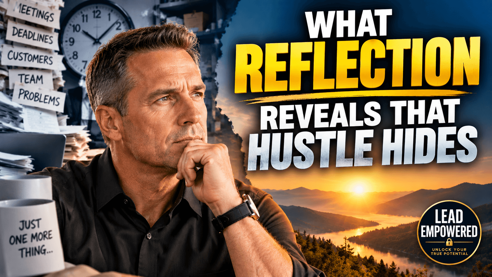 What Leadership Reflection Reveals That Hustle Hides